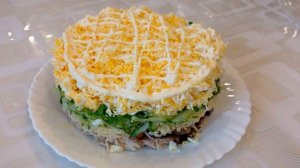 Нежный САЛАТ с Мясом и Грибами