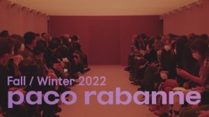 Показ женской коллекции Paco Rabanne осень-зима 2022-2023