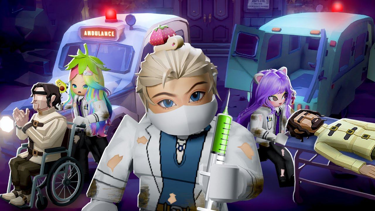 ПОСТРОИЛИ ПСИХУШКУ НА ХЭЛЛОУИН! Roblox Horror Asylum Tycoon смотреть онлайн