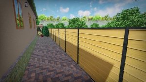 Ландшафтный дизайн небольшого вытянутого участка