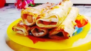 СЫРНАЯ СОСИСКА В ЛАВАШЕ | Хрустящий хот-дог за 10 минут!