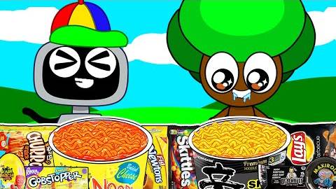Mr Tree vs Mr Computer Convenience Store Food Mukbang _ Incredibox Sprunki смотреть онлайн