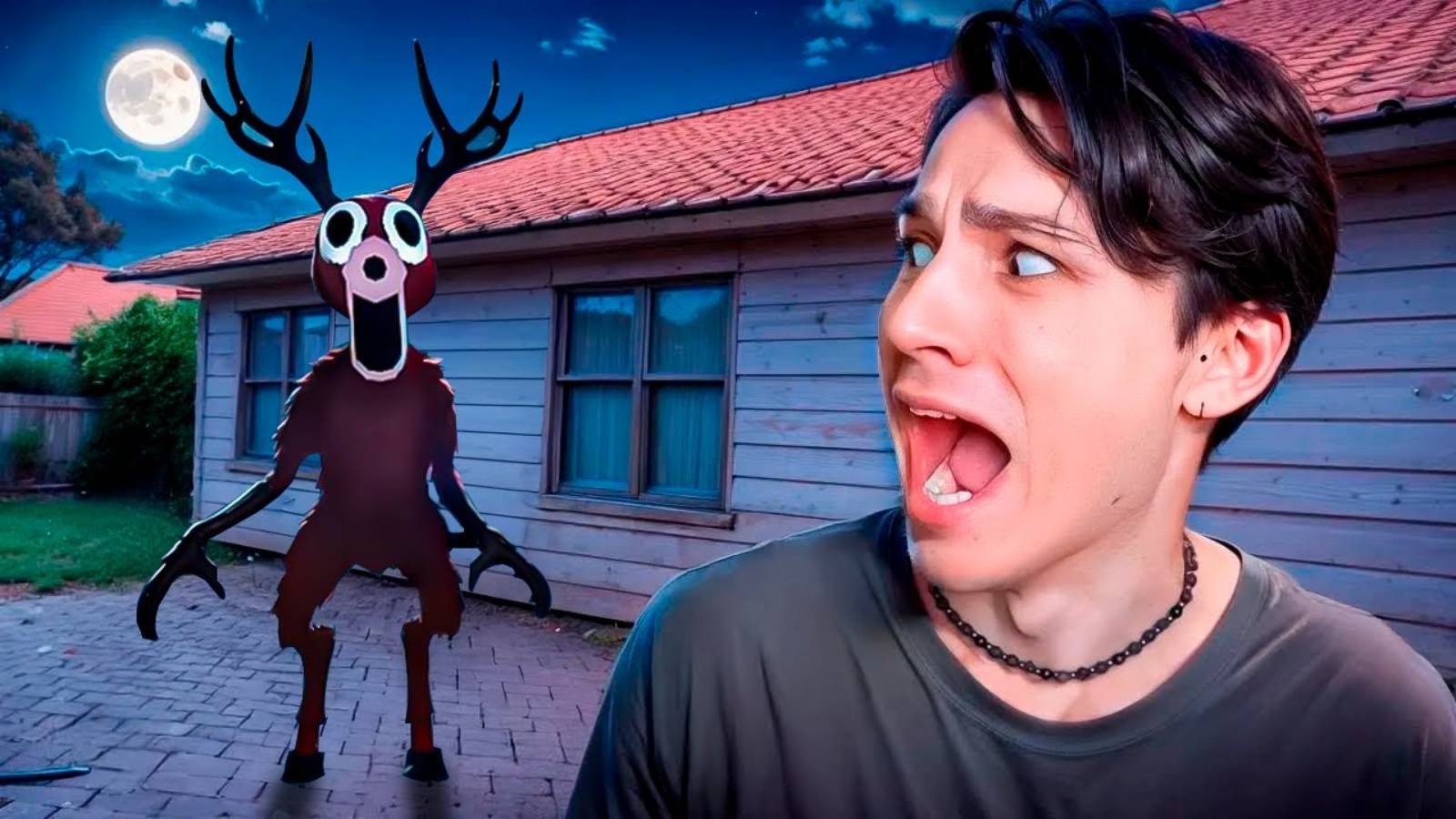 СБЕЖАЛ от ОЛЕНЯ из 99 НОЧЕЙ В ЛЕСУ!😱 ХЭЛЛОУИН ОБНОВА В ПОБЕГ ПАЦАНА 2!😭