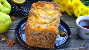 Осенняя выпечка. КЕКС С АЙВОЙ И ОРЕХАМИ