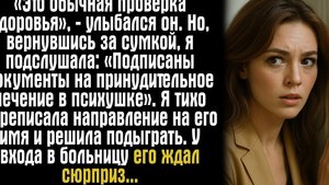 «Это обычная проверка здоровья», — улыбался он. Но, вернувшись за сумкой, я подслушала- «Подписаны.