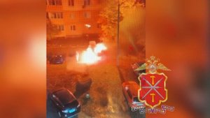 В Новомосковске оперативниками задержан подозреваемый в поджоге автомобиля