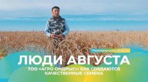 Как создаются качественные семена: ТОО «Агро Ондрыс» | Люди Августа