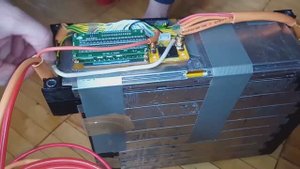 Замена батареи на электрочоппере. 18s.1р. Пайка контактов из алюминия. Пакеты NMC Li - Lon 60 ач.