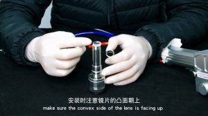 Замена коллиматорной линзы в пистолете SUP22C для лазерной очистки