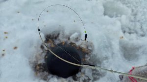 Безмотылка, ловля леща на гнутый кивок с мормышкой чертик