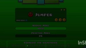 Jumper geometry dash обычный и реверс