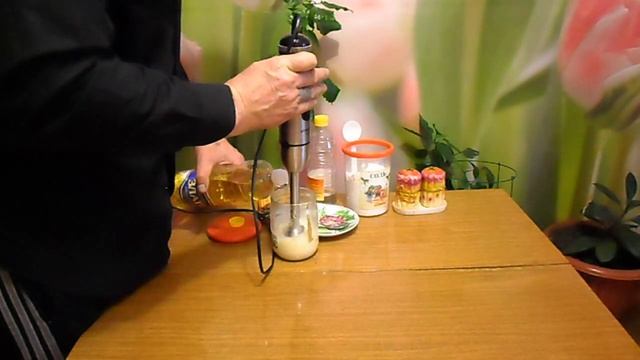 домашний майонез с горчицей и чесноком