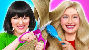 💇Короткие vs длинные vs супердлинные волосы 😍 | 123 GO!