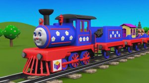 Учимся Считать от 1 до 10 Учим Цифры с Паровозиком Чух Чух Развивающие мультфильмы для детей