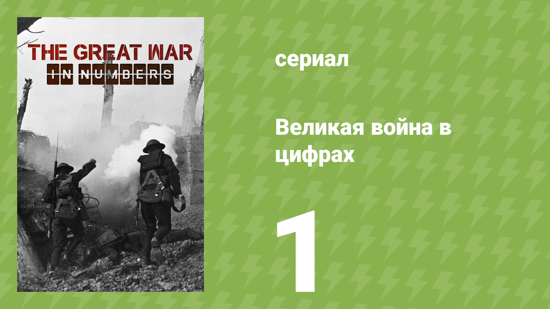 Великая война в цифрах 1 серия «Путь к войне» (документальный сериал, 2017)