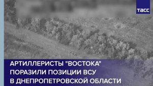 Артиллеристы "Востока" поразили позиции ВСУ в Днепропетровской области