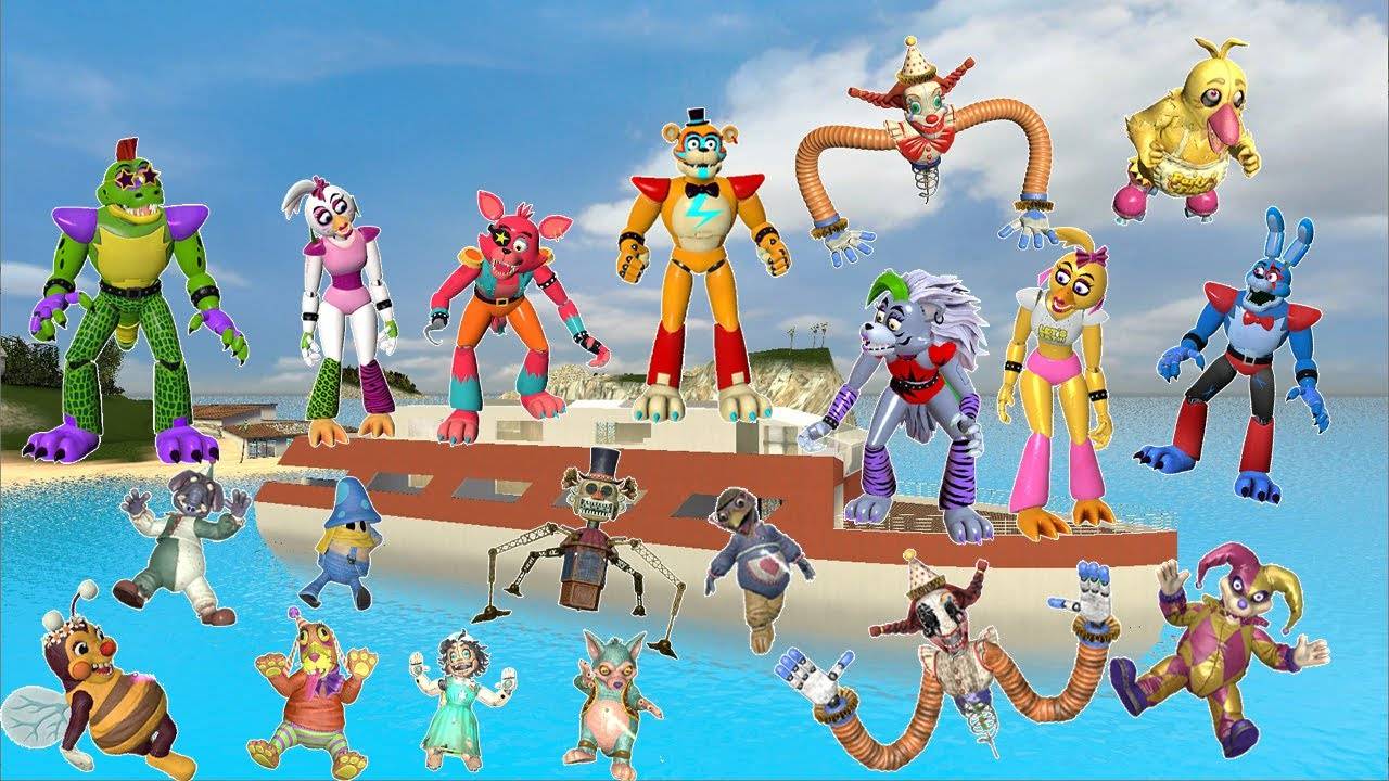 Остров Фнаф - Секрет Мимического Эксперимента Аниматроников Пять Ночей У Фредди смотреть онлайн