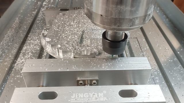 Фрезеровка Д16Т на небольшом станке с ЧПУ. Режимы фрезеровки, используемая фреза. #фрезыдляалюминия смотреть онлайн