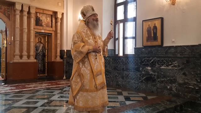 Проповедь владыки Иоанна в праздник апостола и евангелиста Иоанна Богослова в Благовещенском соборе смотреть онлайн