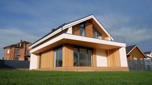 Съёмка и монтаж дизайнерского домика)