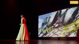 Студентам СОГУ представили поэтический моноспектакль Даны Ревазовой