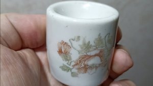 Фарфоровая чернильница-непроливайка, СССР...