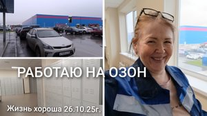 РАБОТАЮ НА ОЗОН СКЛАДЕ _ ЖИЗНЬ В ДЕРЕВНЕ _ ЖИЗНЬ ХОРОША 26.10.25г