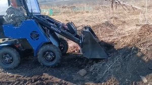 Отзыв от покупателя на мини погрузчик «Барнаулец-500»