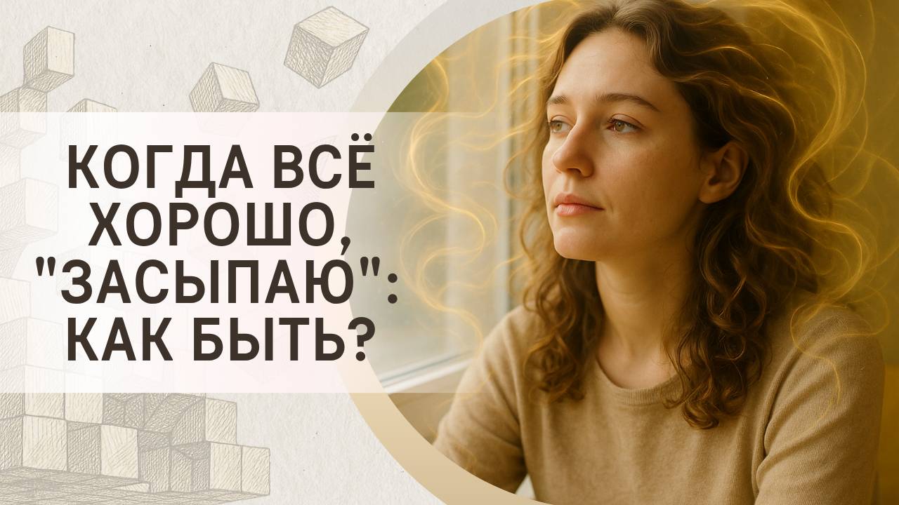 Когда всё хорошо, "засыпаю": как быть?