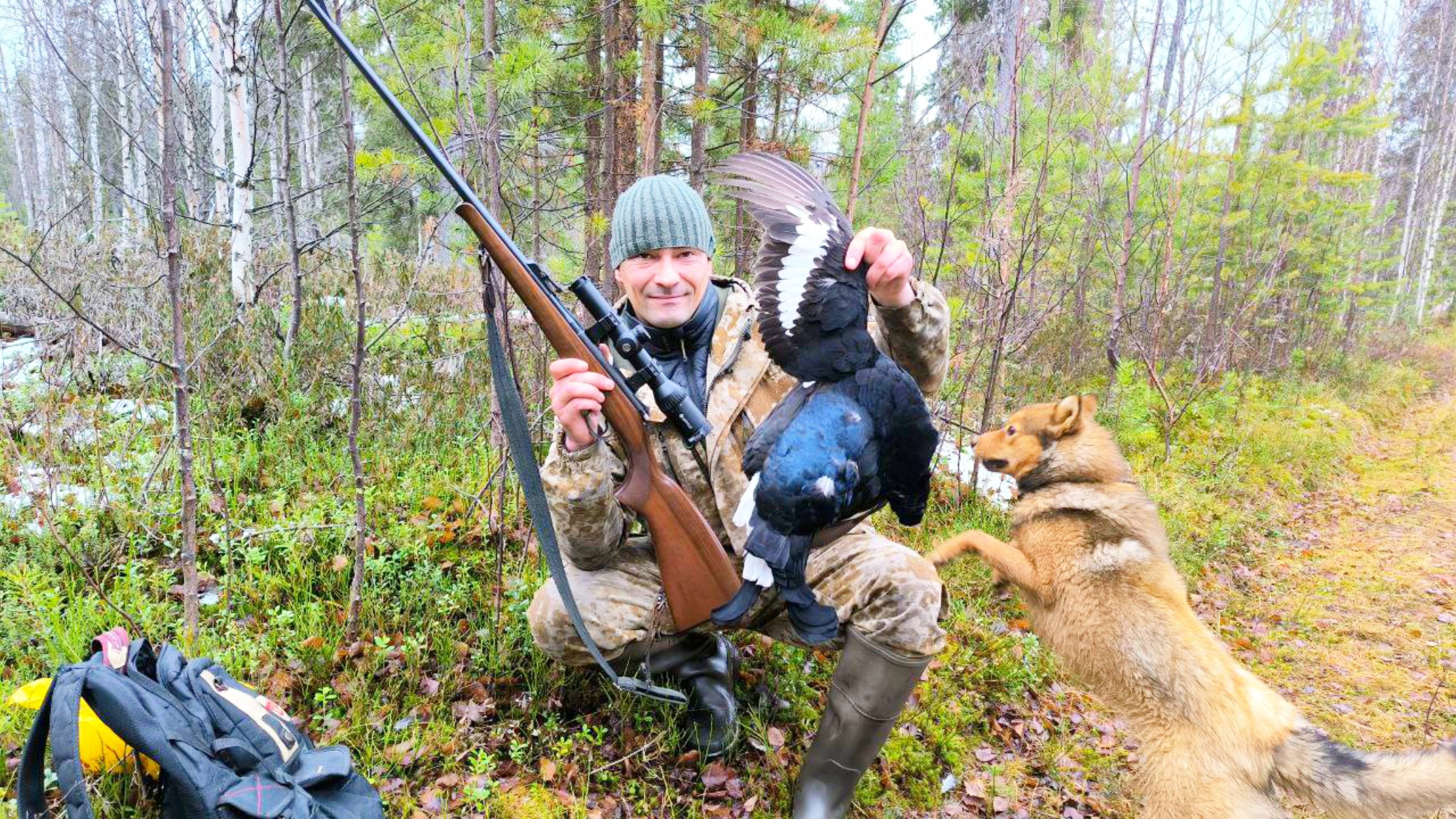 ПРИШЛОСЬ ПОБЕГАТЬ С СОБАКОЙ ЗА ПТИЦЕЙ / ПЕРВАЯ ОХОТА НА ТЕТЕРЕВА С ЧИПОЙ / МЕЛКАШКА + Artelv 1-6*24
