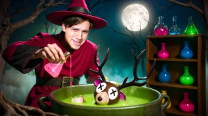 СВАРИЛ СУПЧИК ИЗ ОЛЕНЯ - ПОЛУЧИЛ КРУТОЕ ЗЕЛЬЕ!😱 СТАЛ ЗЛЫМ МАГОМ в 99 НОЧЕЙ В ЛЕСУ!😈