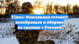 Times: Финляндия готовит новобранцев к обороне на границе с Россией