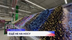 В Автозаводском районе у торгового центра поставили новогоднюю ёлку