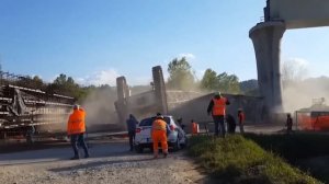 Заграничный ТРЕШ.Моменты крушения снятые на камеру..