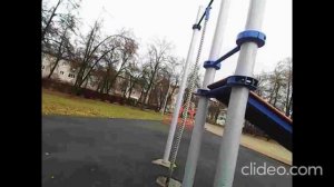 Тренажёры и турники в парке Радуга Дзержинск