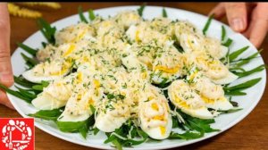 Вкусная Закуска из Яиц за 5 Минут! 🔥 Просто и Быстро!