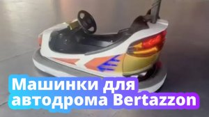 Машинки для автодрома Bertazzon, Италия — модель New York с верхним токосъёмником