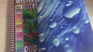 Хобби влог Обзор трекера раскрасок Раскрашиваю в Mystery Mosaics