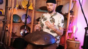 Необычный джем: хэндпан, барабаны и электрогитара / Космоскай