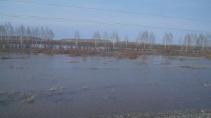 Омск - Татарская (Транссибирская магистраль) в апреле.