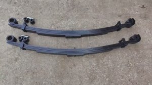 Арт. 395 Усиленные передние рессоры Hyundai HD78 из листов 12 мм.