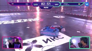 Самые эпичные удары третьего этапа «Битвы роботов 2025»