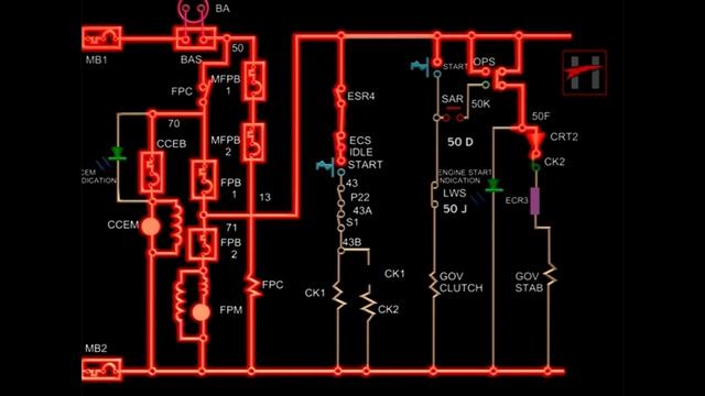 Работа электрической цепи индийского тепловоза. Видео 4 смотреть онлайн