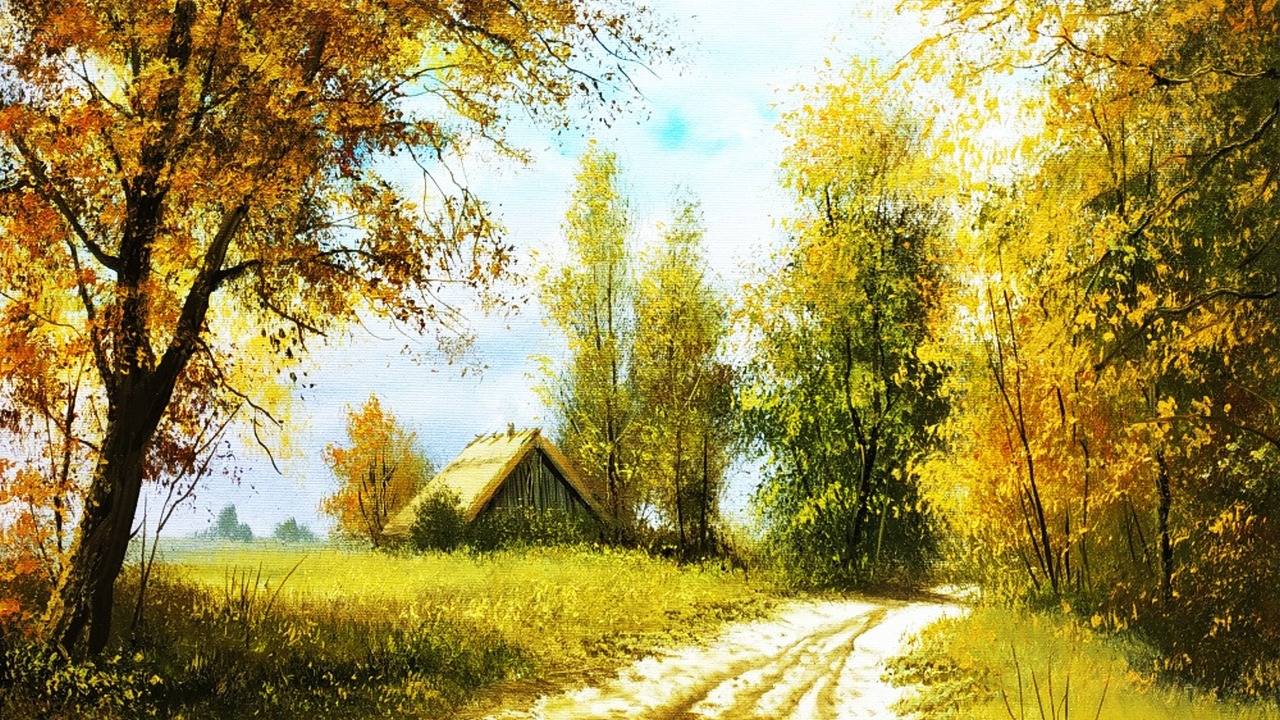 Осенние пейзажи художника Марека Щепаника