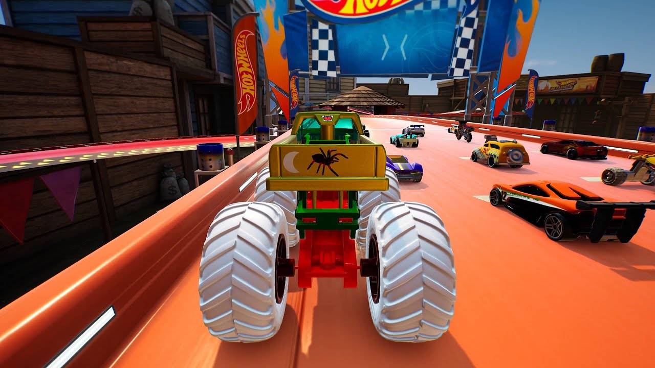 Монстр-трак гонка