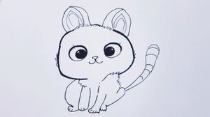 Котёнок. 🐱 Рисуем Вместе.