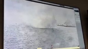 Падение американского палубного истребителя F/A-18