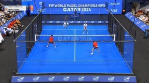 ПАДЕЛ - ЧЕМПИОНАТ МИРА 2024 | Тапия/Чинготто против Леброна/Галана | Лучшие моменты