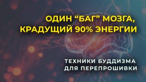Почему вы не живете, а выживаете? Один баг мозга, который крадет 90% вашей энергии