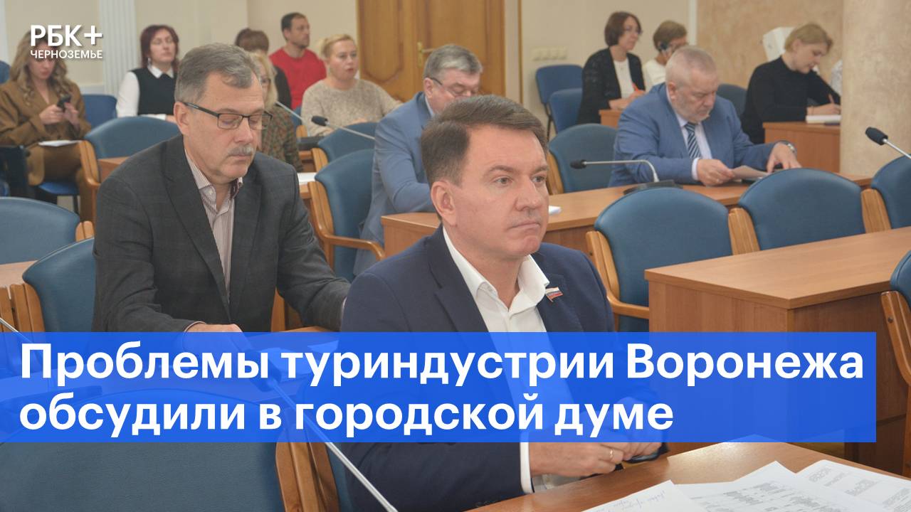 Проблемы туриндустрии Воронежа обсудили в городской думе